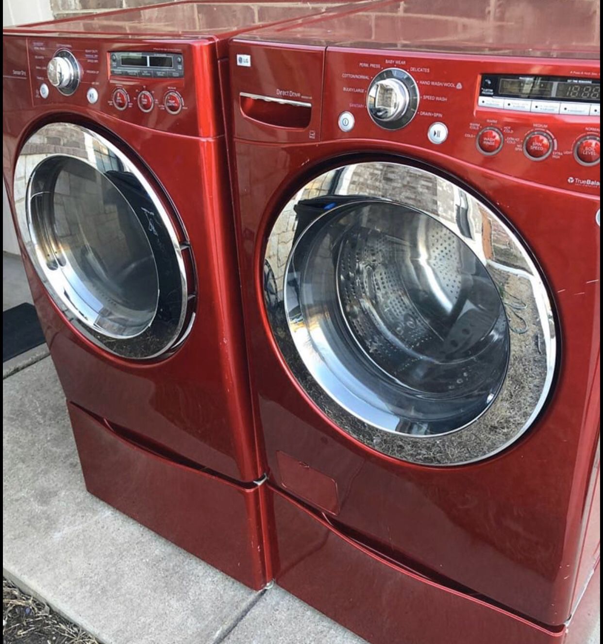 LG washer and dryer set