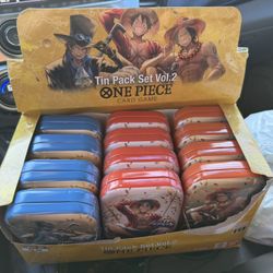 One piece Tin Set Vol 2 Display