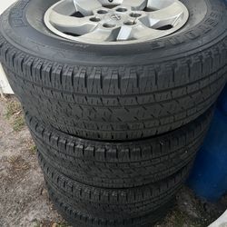 Toyota 17” Wheel And Tires