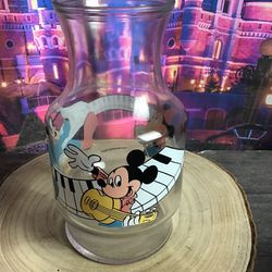 Disney Vintage Juice Carafe Mickey & Minnie Mouse Goofy Music 