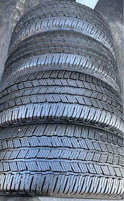 Set of Used Car Tires – Good Tread Dulop Brand