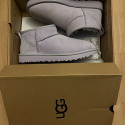 UGGS Lavender Ultra Mini Boots 