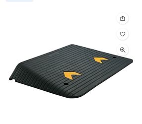 New Rubber Threshold Ramp Door Ramp 4" Rise 15 tons Load Rubber Curb Ramp