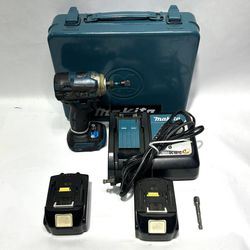 Makita XDT16 Drill With Batteries