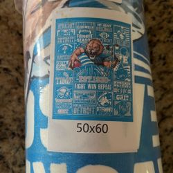 New Detroit lions 50x60 Blanket