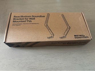 Best Buy essentials Rear/Bottom Soundbar Bracket for Wall Mounted TVs