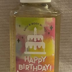Happy Birthday 3 Fl Oz Shower Gel Bath & Body Works New