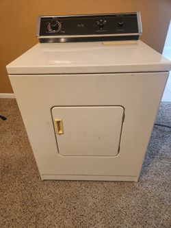 White Heavy Duty Whirpool Dryer