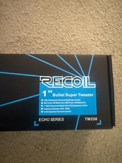 Recoil Echo Series 1" Bullet Super Tweeter TW250