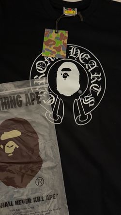 BAPE x Chrome Hearts Black Graphic Tee Size S MENS