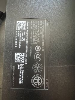 Dell 16 inch monitor $20