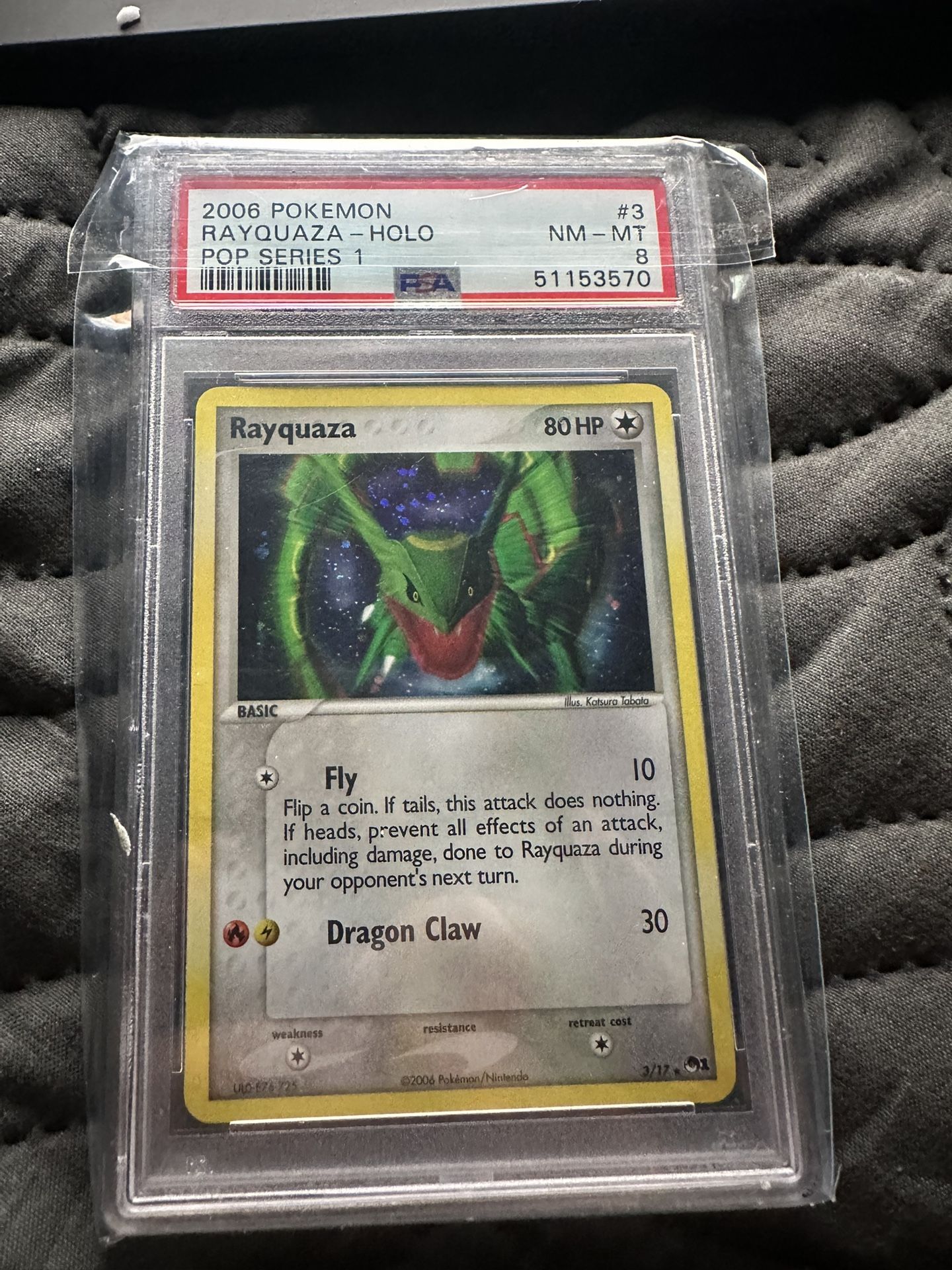 Rayquaza HOLO pop Series 1