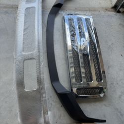 Brand New Chrome front bumper + Upper Bumper + Chrome Grille For F250 F350 Fits 2005 To 2007