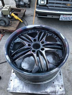 Custom rat rod wheels