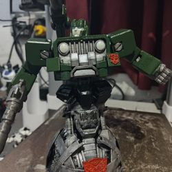 Bust Statue Of Hound Autobot Transformers 