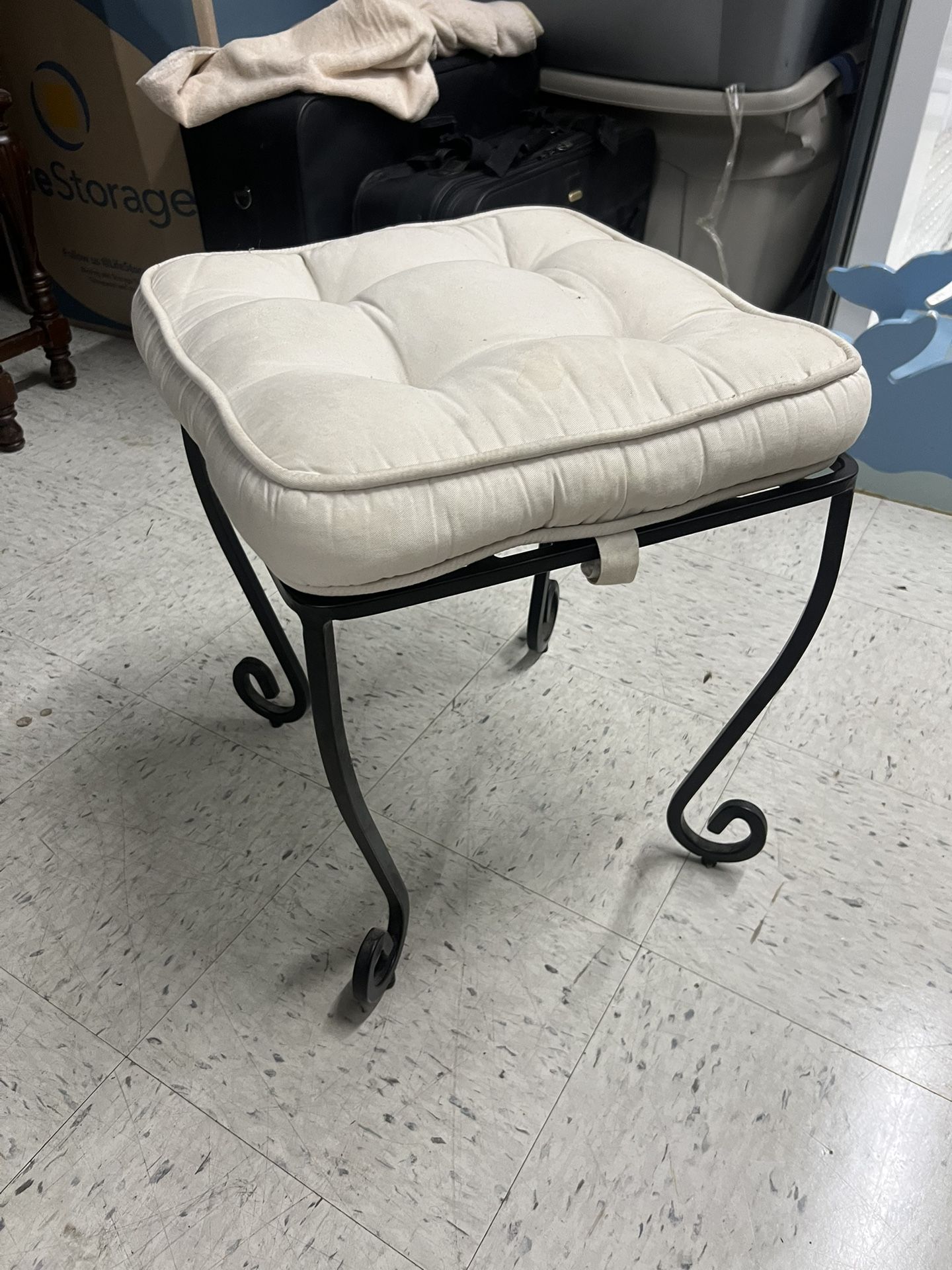 Wrought Iron Stool
