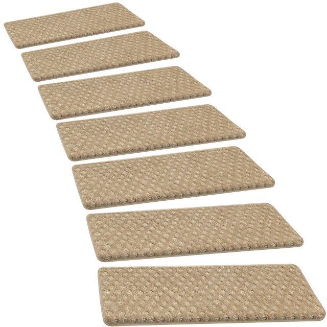 7, Bullnose Carpet Treads. Khaki Color