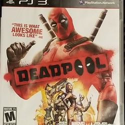Deadpool PS3 Playstation 3 Video Game TESTED