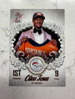 2025 Topps Signature Class Pat Surtain II #CI-5 Class Icons Denver Broncos