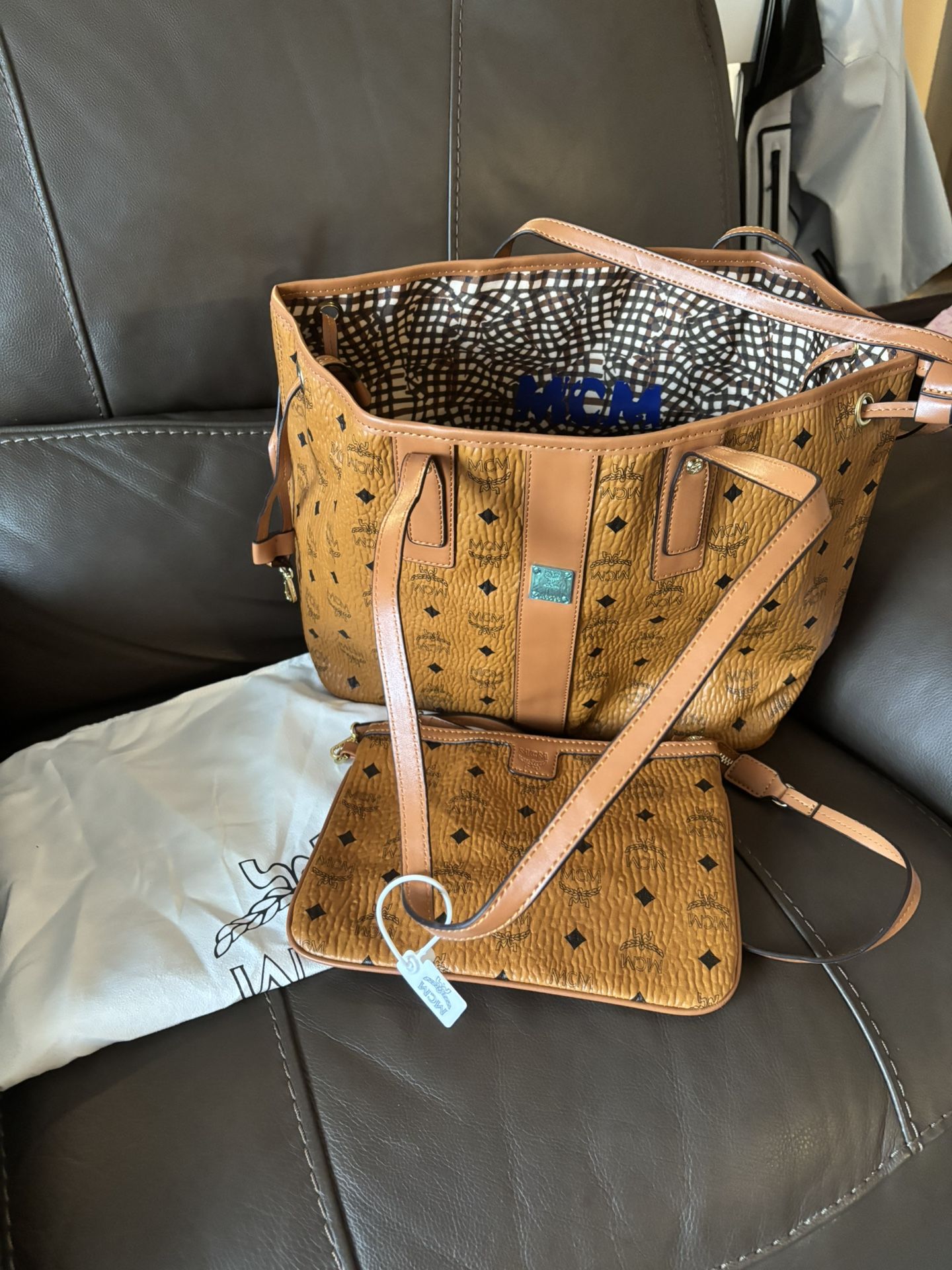 Vintage Bag With Matching Wallet