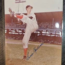 Signed Ewell Blackwell New York Yankees Reds 8x10 Photo Autograph MLB Baseball Picture Auto