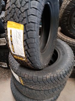 New set of tires aplus all terrain 265 70 17