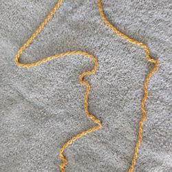 Gold Rope Necklace 24 In 14k