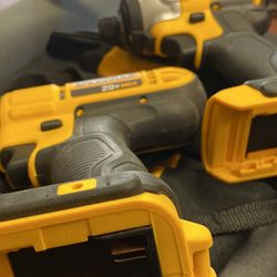 DEWALT 20-Volt MAX Cordless 1/4 in. Impact Driver & 1/2 Drill Driver (Tool-Only)