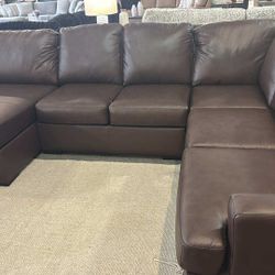 OM• $38 Initial • Brand New Mcdowloan Sectional With Chaise 