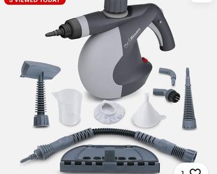 PurSteam Handheld Pressurized Steam Cleaner 9 Tools Car Leather Window