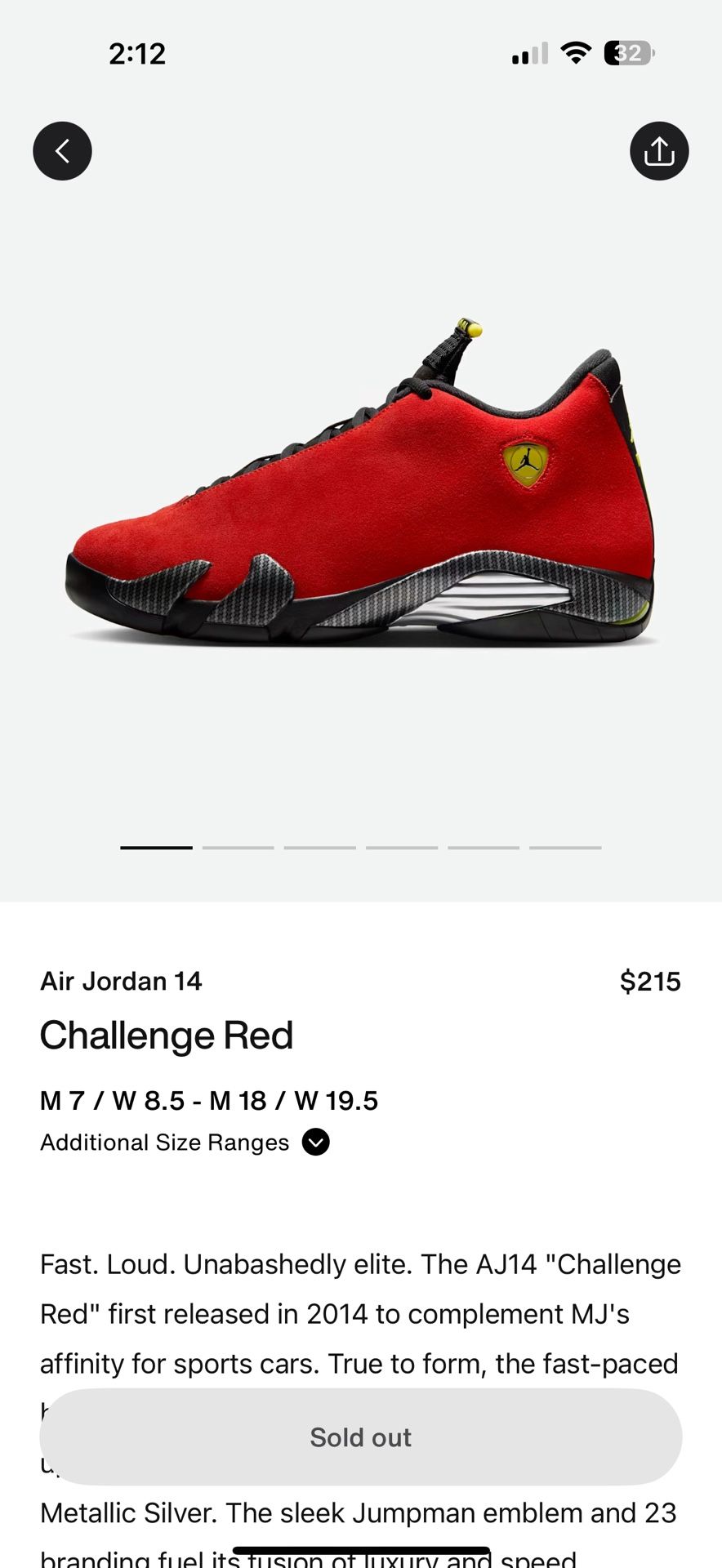 Jordan Retro 14 Ferrari