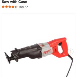 Milwaukee 12 Amp SAWZALL Reciprocating Saw with Case