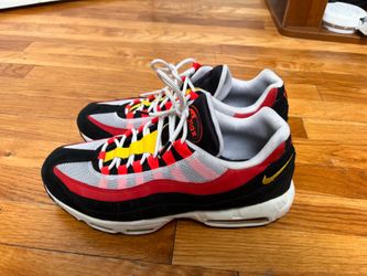 Nike Airmax 95 Black Crimson Yellow size 11.5 Men’s