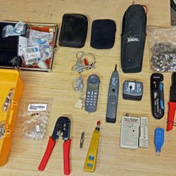 Network & coax tools/testers/fittings