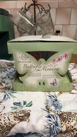 Lenox butterfly cups