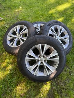 Toyota OEM Alloy Wheels with General Tires – Set of 4