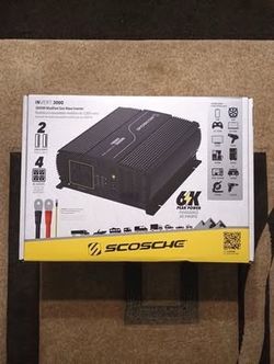 Scosche 3000W 12V to 120V Modified Sine Wave Power Inverter