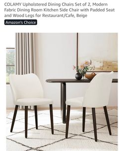 2 New Colamy Chairs