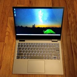 Lenovo Yoga Touchscreen 2 In 1 Laptop/Tablet Intel 8th Gen Core i5 8 GB Ram 256 GB SSD 1080P LCD Webcam HDMI USB C WiFi Bluetooth Windows 10