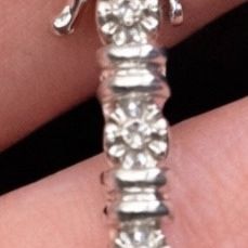 17ct 5mm Diamond Tennis Bracelet 14k White Gold Plated Over S925