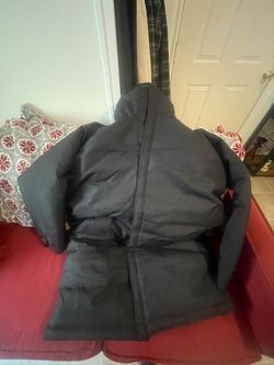 Black Puffer Winter Jacket sleeping bag coat