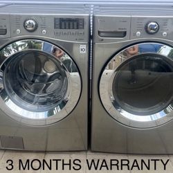 Front load washers  & dryers 27”  3 months warranty  Delivery instalation available 