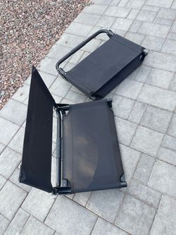 Folding Stadium Bleacher Seats – Set of 2