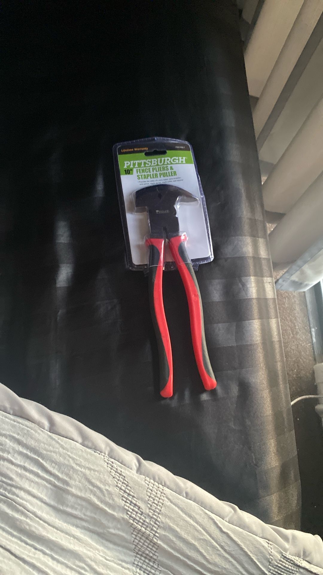 The Pittsburgh 10" Fence Pliers & Stapler Puller