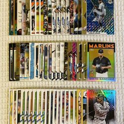 Miami Marlins / Florida Marlins 58 Card Baseball Lot!