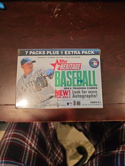 2013 Topps Heritage Factory Sealed Baseball Box