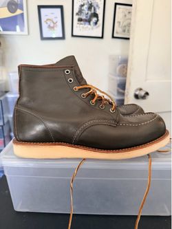 Red Wing 8180 Moc size 9 Olive/Green Kangatan leather