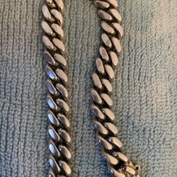 925 Stamped Cubic Link Bracelet 