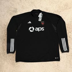 Adidas Aeroready Phoenix Rising FC 1/4 Zip Slim Fit Activewear Jacket Adult 2XL