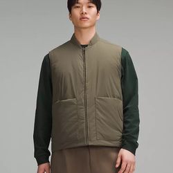 New Lululemon Men’s Insulated Utility Vest (XS) Army Green